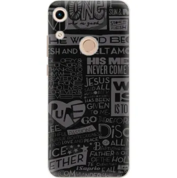 Pouzdro na mobilní telefon Odolné silikonové pouzdro iSaprio - Text 01 - Huawei Honor 8A