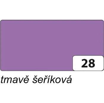 Umělecký papír Folia Barevný papír 300g - 28 tmavě šeříková Velikost: 50 x 70 cm