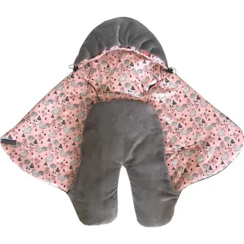 Fusak Aesthetic Zavinovací fusak do autosedačky mikroplyš/bavlna 