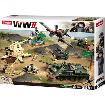 Stavebnice Sluban Sluban WWII M38-B0697 bitva u Kurska