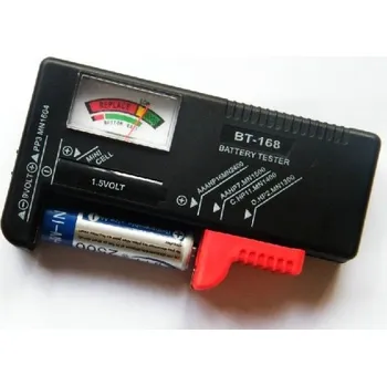 Zkoušečka UNIVERZÁLNÍ ZKOUŠEČKA BATERIÍ BT-168