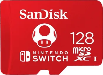 Paměťová karta Sandisk Micro SDXC Nintendo 128 GB (SDSQXAO-128G-GNCZN)