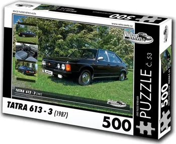 Puzzle KB Barko Retro-Auta Tatra 613-3 (1987) 500 dílků
