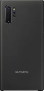 Pouzdro na mobilní telefon Samsung Silicon Cover pro Galaxy Note 10+ černé