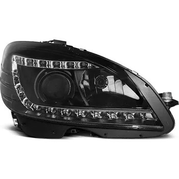 Přední světlomet Přední světla Devil Eyes xenon D1S Mercedes-Benz W204 07-10 černá