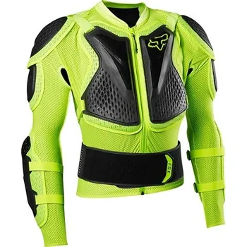 Motocyklový chránič hrudi a pátěře chránič těla Fox Racing Titan Sport Jacket Fluo Yellow M