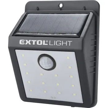 Venkovní osvětlení Extol Light Nástěnné světlo 1xLED 120lm černé