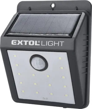 Venkovní osvětlení Extol Light Nástěnné světlo 1xLED 120lm černé