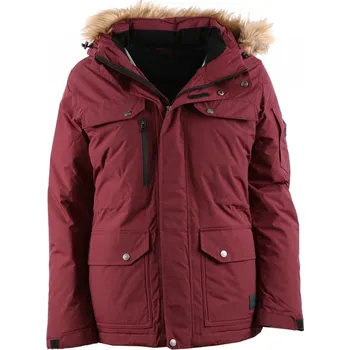 PIROL péřová bunda dámská Lady Goose Casual FWW17007 zimní bordo L