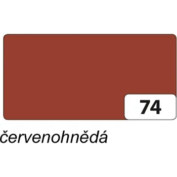 Umělecký papír Folia Barevný papír 300g - 74 Hnědočervená Velikost: 50 x 70 cm