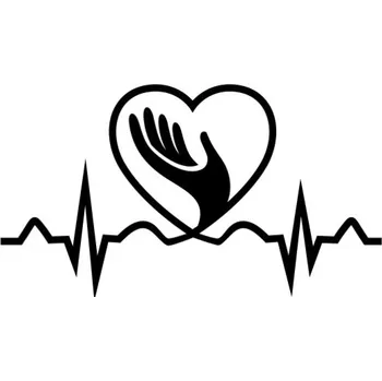 Samolepicí dekorace na vozidlo Samolepka zdravotník v autě na auto a motorku, tuning nálepka (1886)