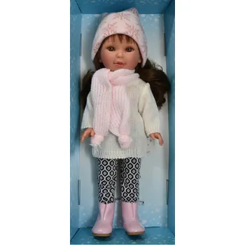 Panenka Realistická panenka Paulina v zimní čepici od firmy Vestida de Azul (španělská panenka - 33 cm)