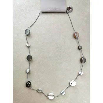 Řetízek Ocelový řetízek s kulatými přívěsky (řetízek z chirurgické oceli)