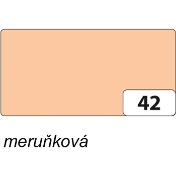Umělecký papír Folia Barevný papír 130g - 42 Meruňková Velikost: A4