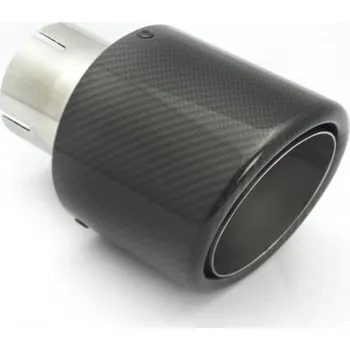 Koncovka výfuku Koncovka výfuku jednoduchá nerez karbonová Ulter Sport 100mm / 60mm