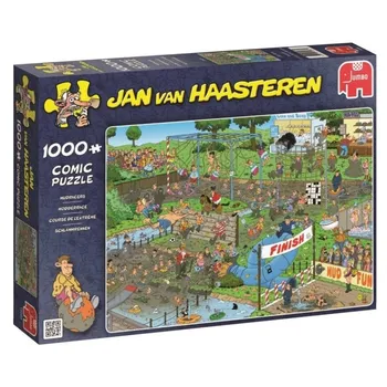 Puzzle Jumbo Jan van Haasteren Závody v bahně 1000 dílků