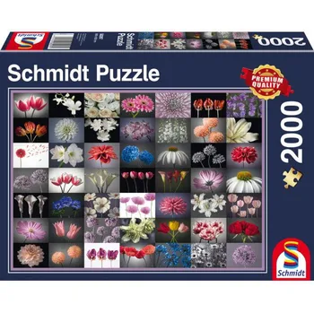 Puzzle Schmidt Květinový pozdrav 2000 dílků