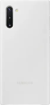 Pouzdro na mobilní telefon Samsung Leather Cover pro Galaxy Note 10 bílé