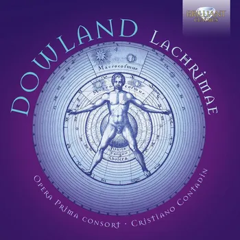 Zahraniční hudba DOWLAND: Lachrimae; Opera Prima Ensemble, Cristiano Contadin (CD) (Opera Prima consort Miguel Rincon lute Fiorenza de Donatis & Andrea Rognoni Alto viola & violins Giulia Genini recorder Marco Casonato, Rodney Prada, Noelia Reverte, Rosita Ippolito viols)