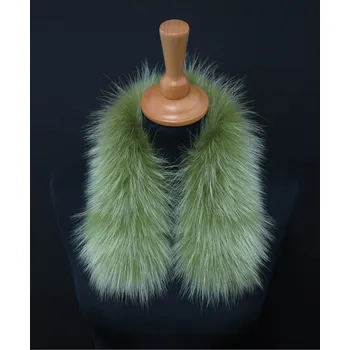 Špongr Kožešina lem / límec na kapuci z finského mývalovce 10122 LIMETA 50 CM KRÁTKÝ 2. JAKOST