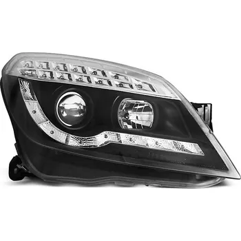 Přední světlomet Přední světla Devil Eyes Opel Astra H 04-07 černá LED blinkr