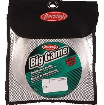 Berkley Navazcový Vlasec Big Game Mono Leader 100m Varianta: 400lb, Nosnost: 181,4kg, Průměr: 2,00mm