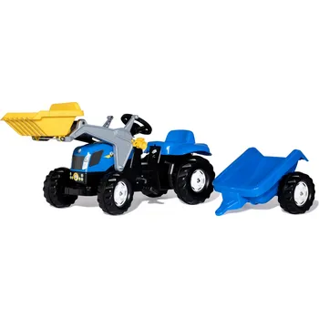 Dětské šlapadlo Rolly Toys Šlapací traktor New Holland T 7550 modrý