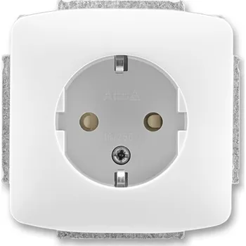 Elektrická zásuvka Zásuvka 1-nás. s ochrannými kontakty, s clonkami ABB 5518A-A3459 BX