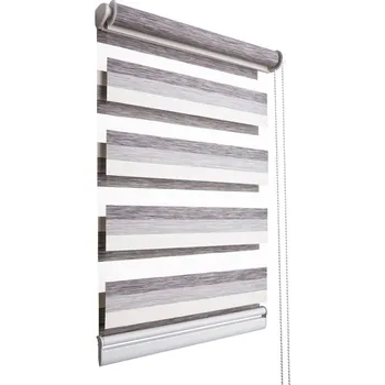 Roleta Roleta Den a noc - šedá mix 503 37x150cm