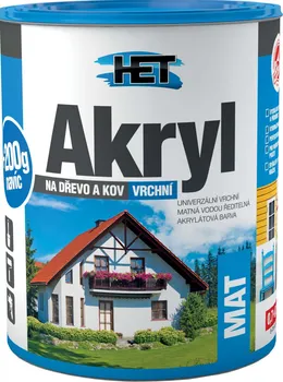 univerzální barva HET Akryl mat 0,7 + 0,2 kg