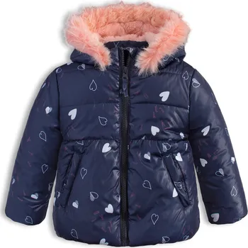 Kojenecká bunda LEMON BERET SRDÍČKA modrá Velikost: 68