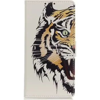 Pouzdro na mobilní telefon Flipové pouzdro se stojánkem tygří hlava pro iPhone 11 Pro Max - barevné