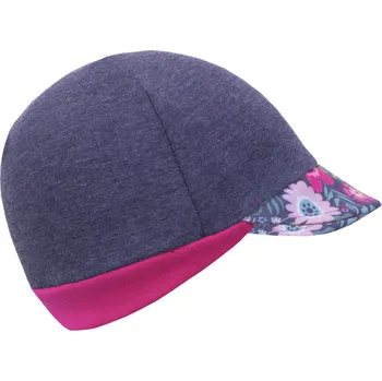 Čepice Unuo Street Jeans temné květinky