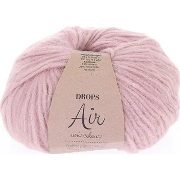 Příze Příze Drops Air uni colour 24 - růžová
