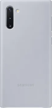 Pouzdro na mobilní telefon Samsung Leather Cover pro Galaxy Note 10 šedé