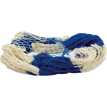 SEA CLUB Rybářská síť přírodní / modrá 200 x 400 cm 5932