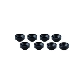 RC vybavení Ultimate Racing M3 alu servo podložky černé (8 ks.)