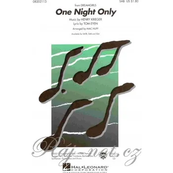 One Night Only (from Dreamgirls) / SAB*