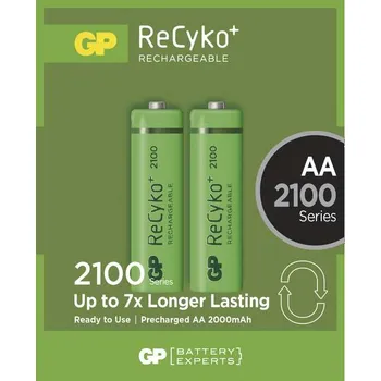 Článková baterie GP Batteries ReCyko+ 2100 AA 2ks 1032212070