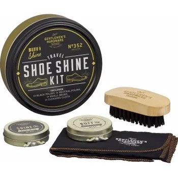 Příslušenství k zavazadlu Cestovní sada na čištění obuvi Shoe Shine Kit