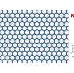 Rv 5-8; tloušťka 3 mm, Děrovaný nerezový plech 1.4301 - 1.4307