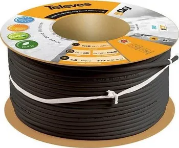 Anténní kabel Televes 2155-100m black 100 m