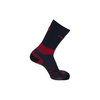 Trekové ponožky SALOMON Quest Asphalt/Victory Red L (42/44)