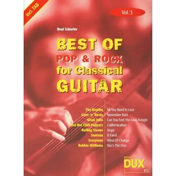 Best of Pop & Rock for Classical Guitar 3 / kytara + tabulatura