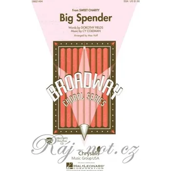 BIG SPENDER / SSA* + piano/chords