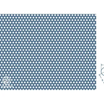 Plech Rv 3-5; tloušťka 1,5 mm, Děrovaný pozinkovaný plech DX51D+Z - DX55D