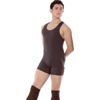 Pánské legíny Intermezzo,Pánský krátký celotrikot 4642, černá XS