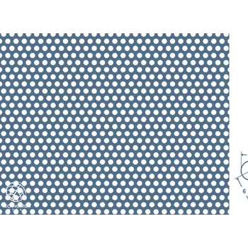 Plech Rv 4-6; tloušťka 1 mm, Děrovaný nerezový plech 1.4301 - 1.4307