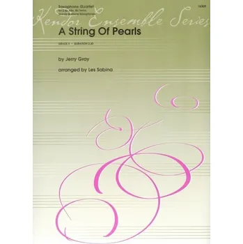 A String Of Pearls / saxophone quartet (AATB)