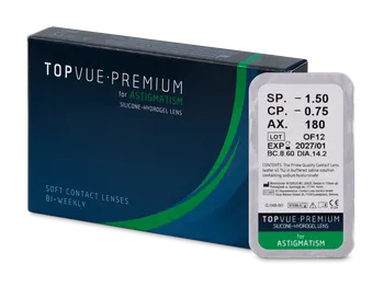 Kontaktní čočky TopVue Premium for Astigmatism